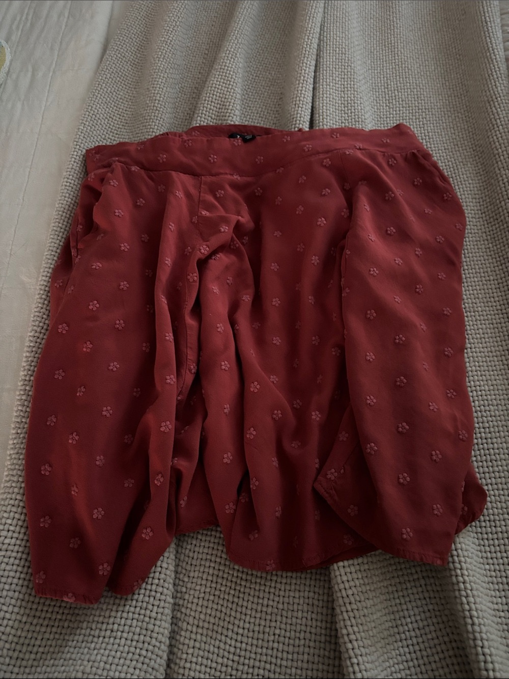 torrid Rust Red Floral Skort